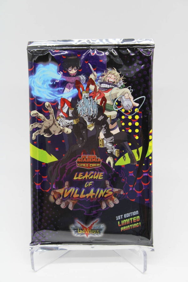 My Hero Academia Wave 4 League of Villains Booster - 1st Edition - Limited Printing