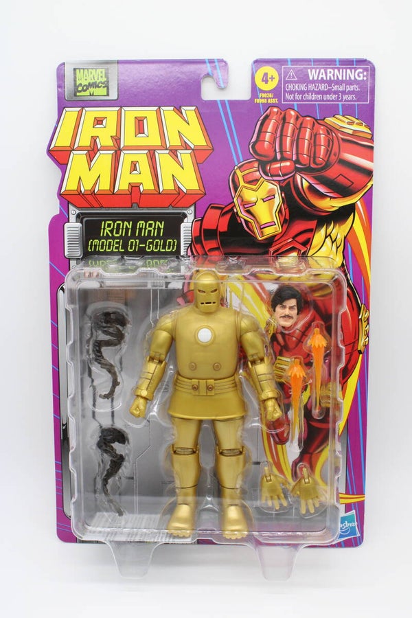Iron Man (Model 01 - Gold) - Marvel Legends Series - Marvel Comics - Hasbro
