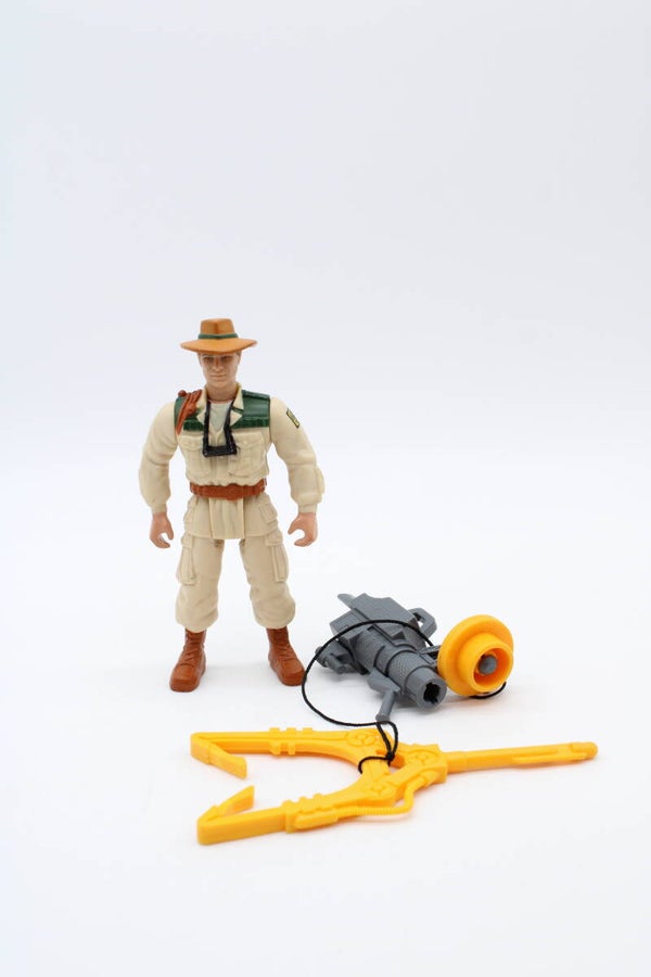 Eddie Carr + Capture Claw Launcher - Jurassic Park: The Lost World - Hasbro - 1997