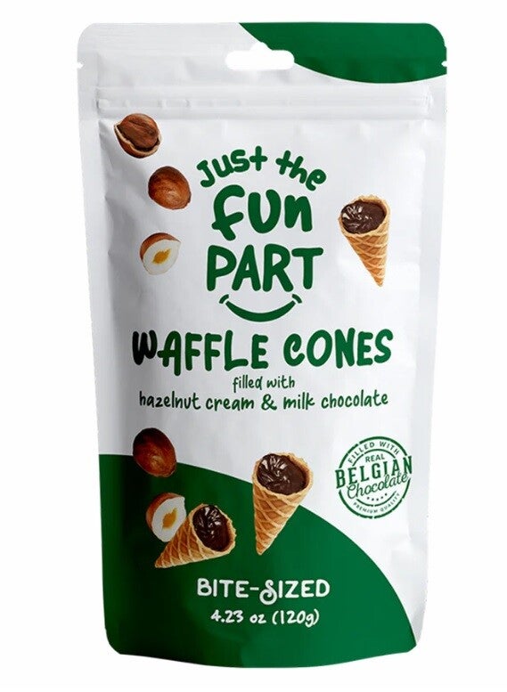 Just The Fun Part Waffle Cones Hazelnootcrème & Melkchocolade - 120 g