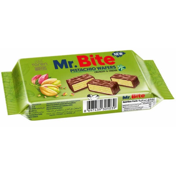 Mr.Bite Wafers Pistachio - 35 g