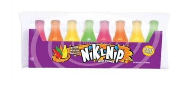 Nik-L-Nip 8 Minidrankjes/Snoep - 78 g