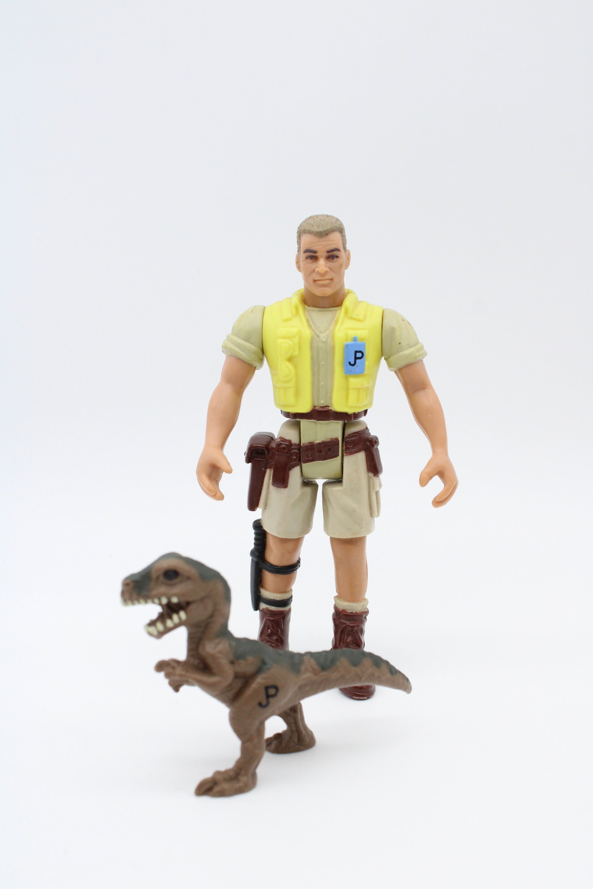 Robert Muldoon + T-Rex Hatchling - Jurassic Park - Kenner - 1993 (B)