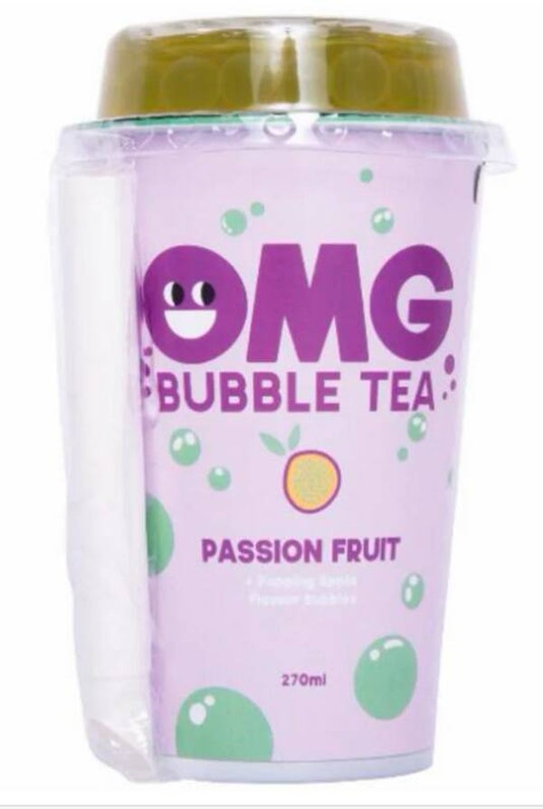 OMG Bubble Tea Passion Fruit and Green Apple - 270 ml