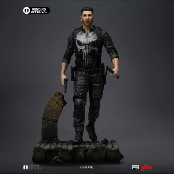 Punisher 1/10 Art Scale Statue - Daredevil Born Again - Marvel - Iron Studios