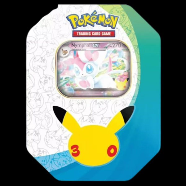 Franse Pokémon Nymphali-ex Tin 30e Anniversaire - Franstalig - 30th Celebration - The Pokémon Company International