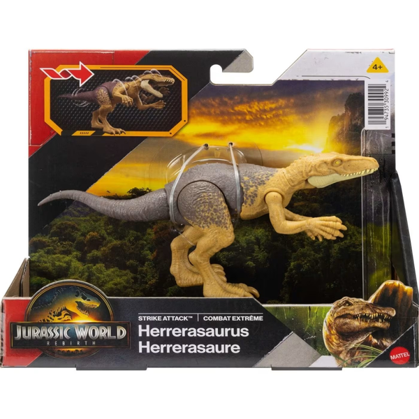 Herrerasaurus - Strike Attack - Jurassic World Rebirth - Mattel