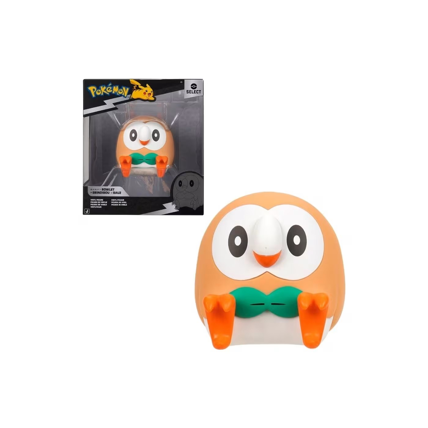 Rowlet Vinyl Figure - Select - Pokémon - Jazwares