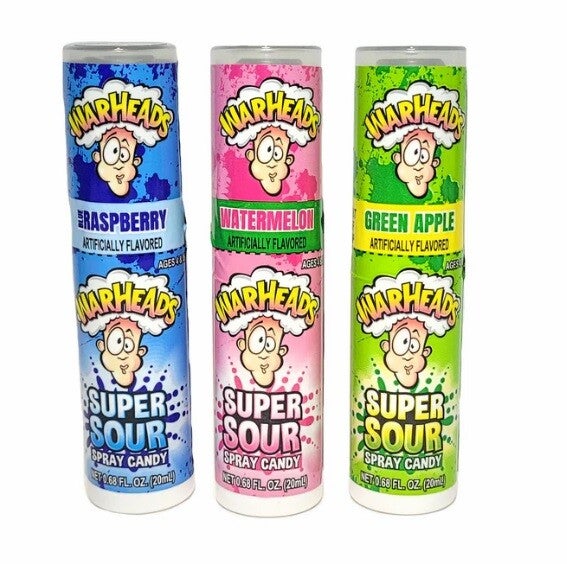 Warheads Sour Spray Candy - 21 g