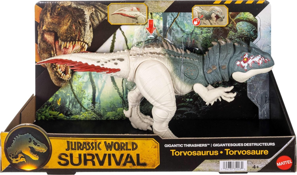 Torvosaurus - Gigantic Thrashers - Jurassic World Survival - Mattel