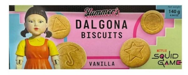 Yummer's Squid Game Dalgona Biscuits Vanilla / Butter - 140 g