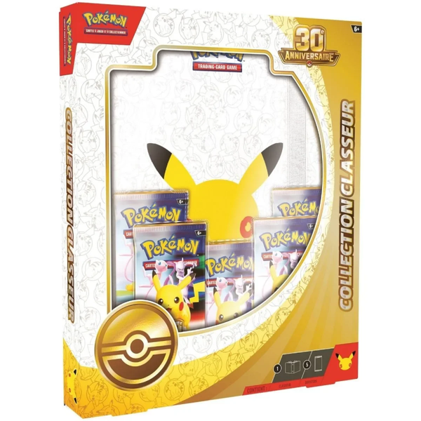 COMING SOON!!! Franse Pokémon Collection Classeur (5 Boosters + Map) 30e Anniversaire - Franstalig - 30th Celebration - The Pokémon Company International