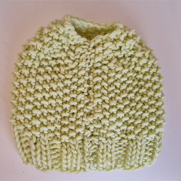 Bonnet "queue de cheval"