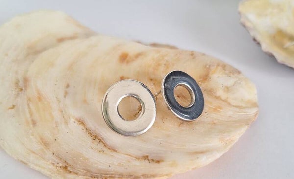 Zilveren oorbellen Loop