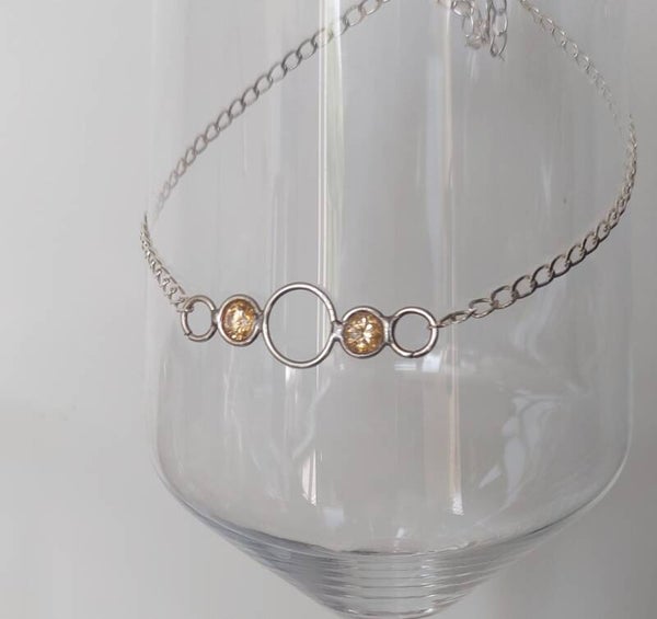 Enkelbandje Champagne