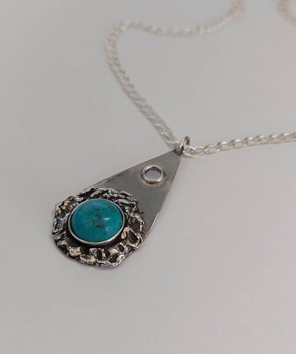 Zilveren hanger Breeze