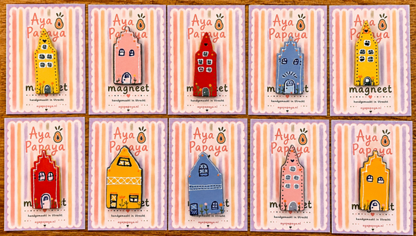 Magneet - Hollandse huisjes