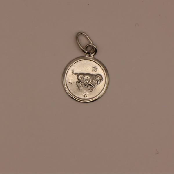 Pendentif Médaille Zodiaque - Bélier en Argent 925