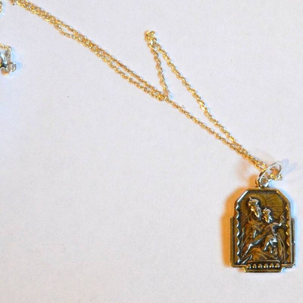 Colgante escapulario plata