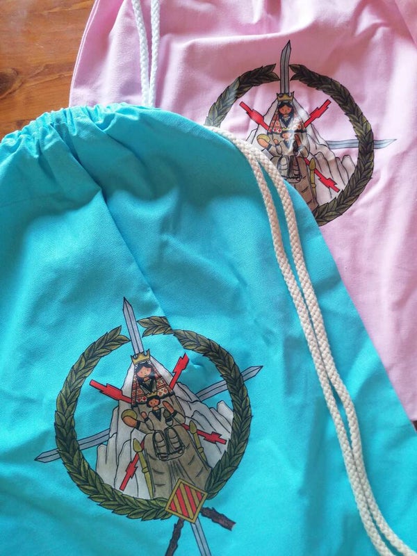 Bolsa de algodón Requeté de Montserrat