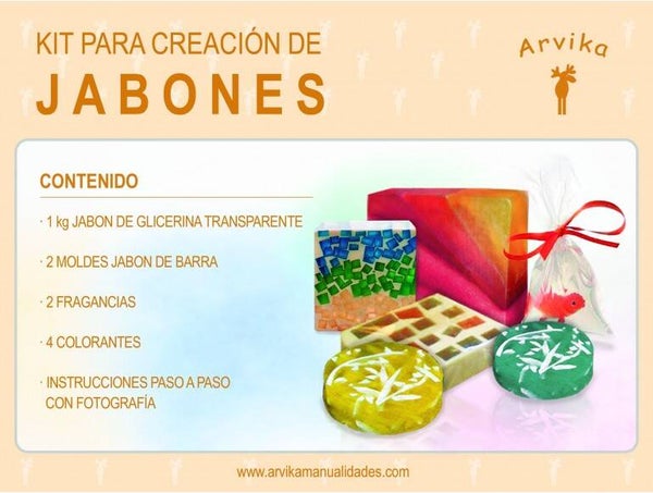 Kit para aprender a hacer jabones