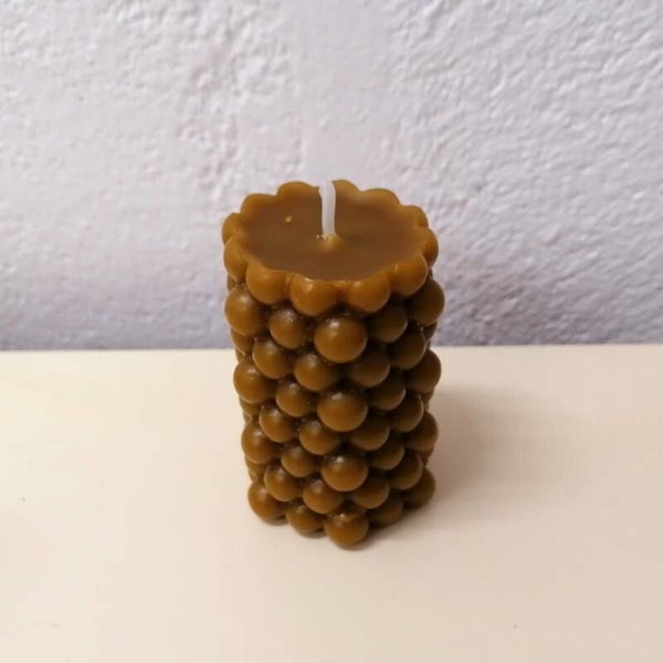 Vela cera abeja 7 x 5 cm