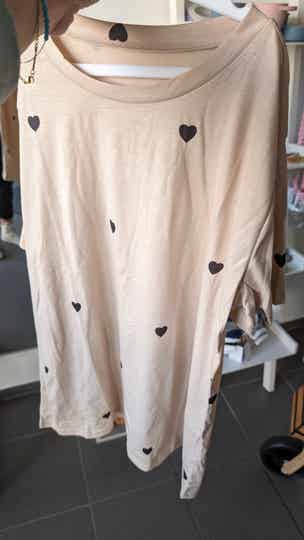 Mimasa Heart T-Shirt Versch. Farben