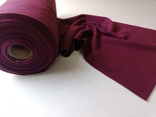 Bündchen Uni Bordeaux Beere