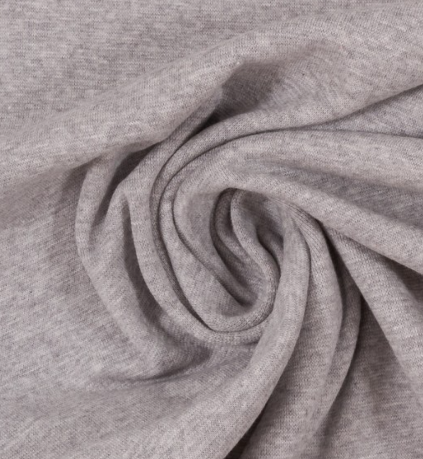 Bündchen hellgrau meliert