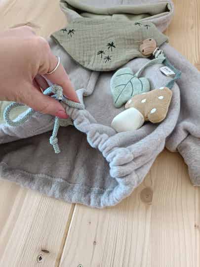 Mimasa Damen Baumwoll- Fleece Anorak