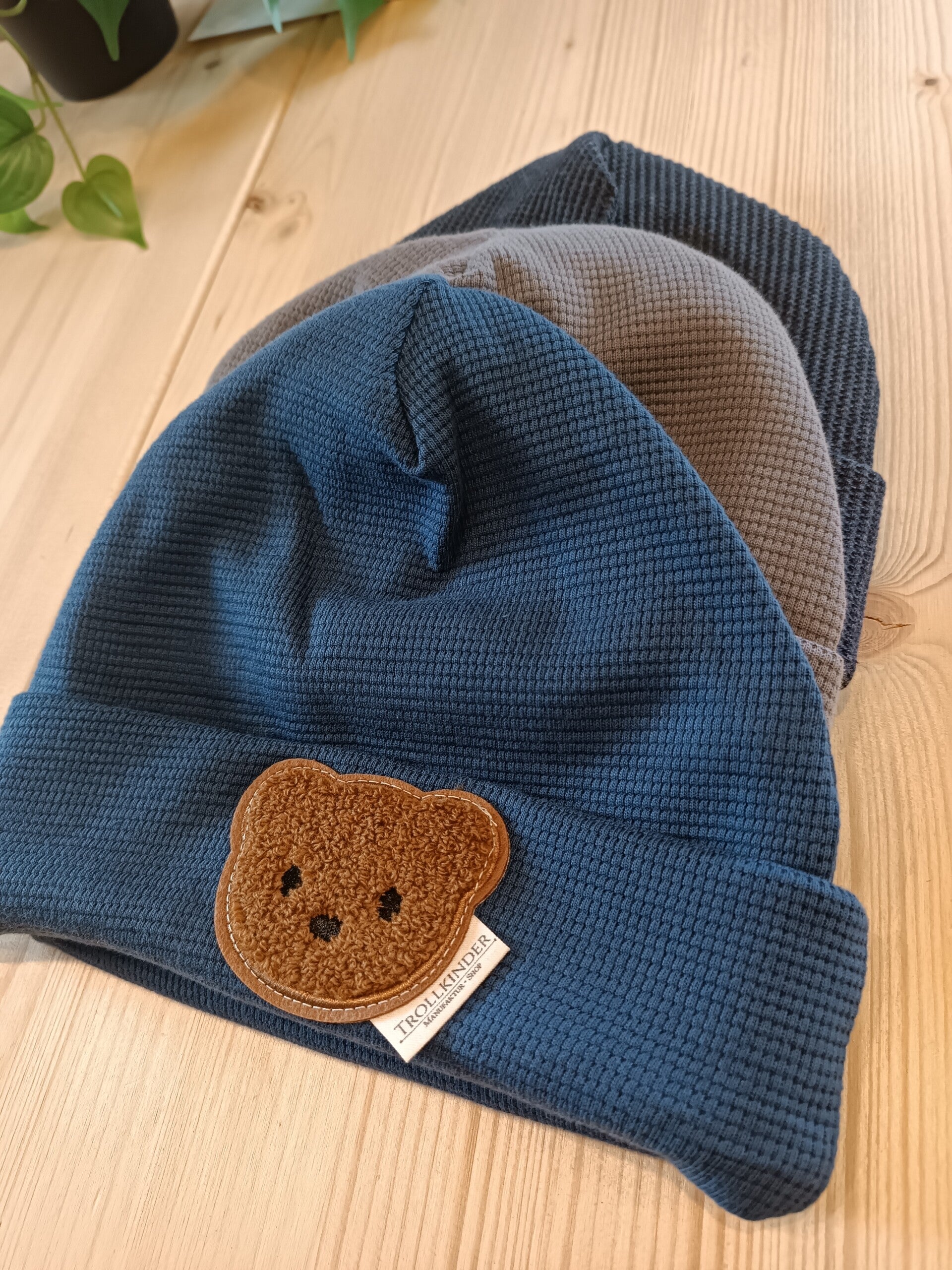 Hipster Beanie Bärenkopf