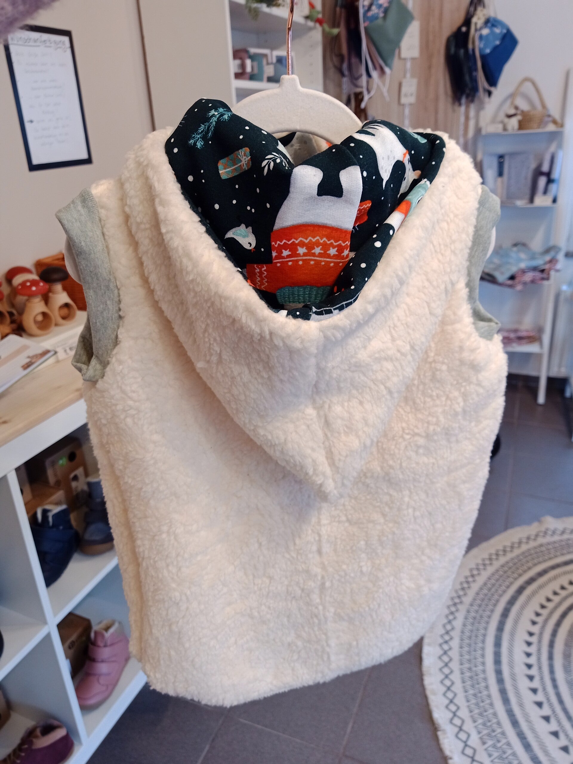 Plüsch / Teddyfell Weste