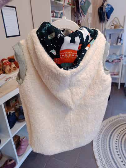 Plüsch / Teddyfell Weste