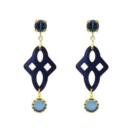 Oorhangers Swarovski Filigrain Earrings