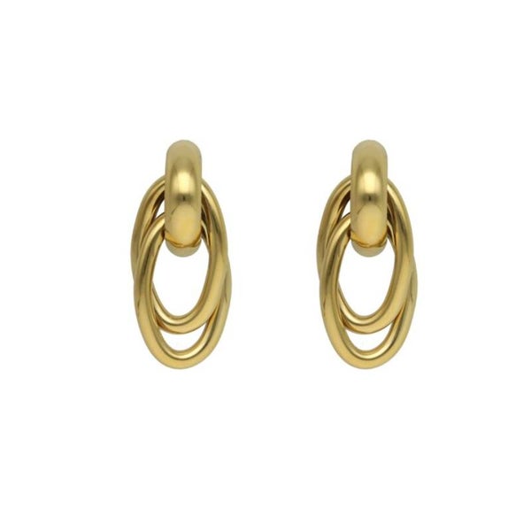 Oorhangers Double Hoops