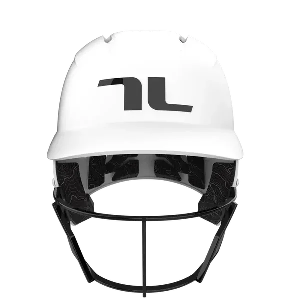 POTENZA BATTING HELMET WITH SOFTBALL GUARD (Matte White)