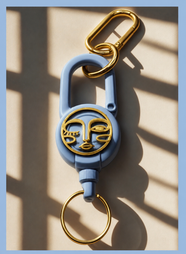 Keychain Pull blue/Gold