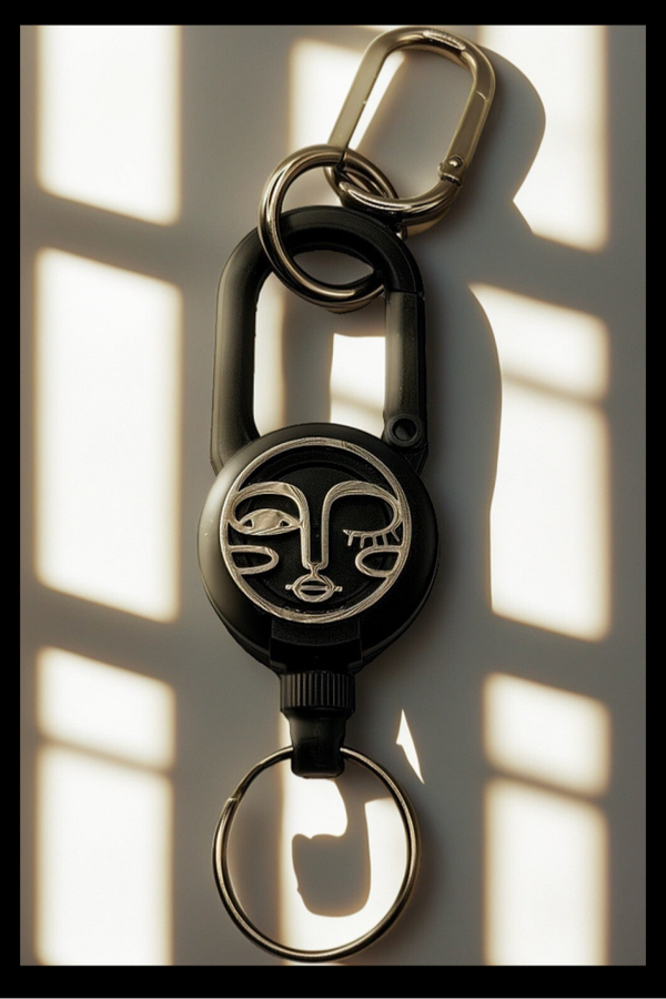 Keychain Pull black/silver