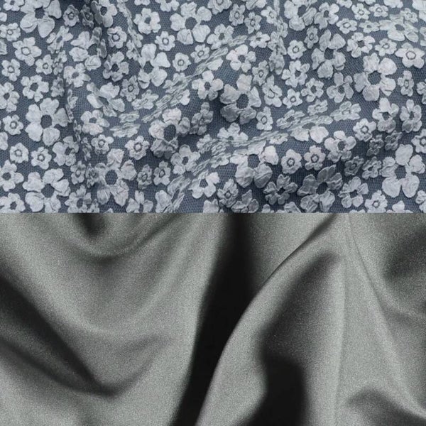 Flower Collection Blue/Grey