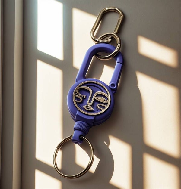 Keychain Pull purple/silver