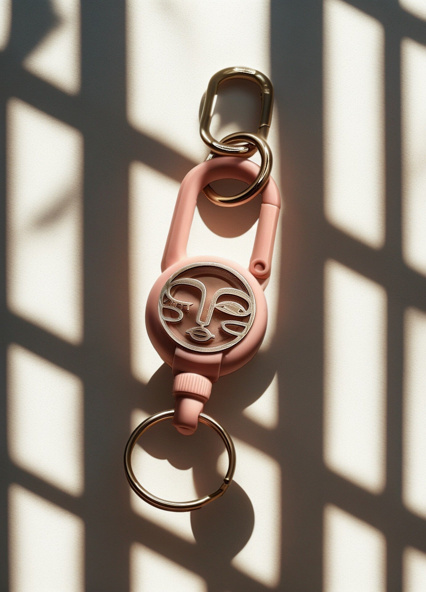 Keychain Pull pink/silver