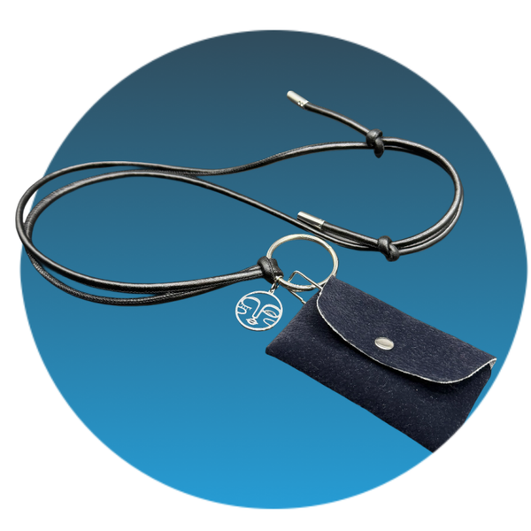 KnottedString Blue Suede