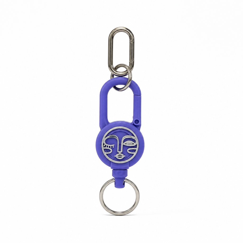 Keychain Pull Purple/Silver