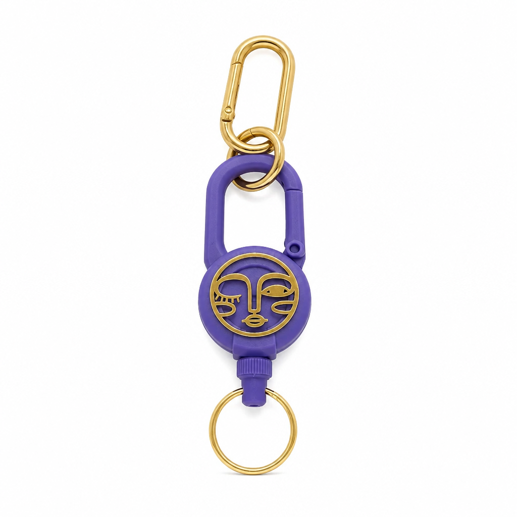 Keychain Pull Purple/Gold