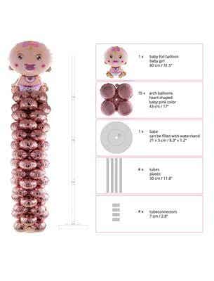 BALLON PILAAR - BABY GIRL