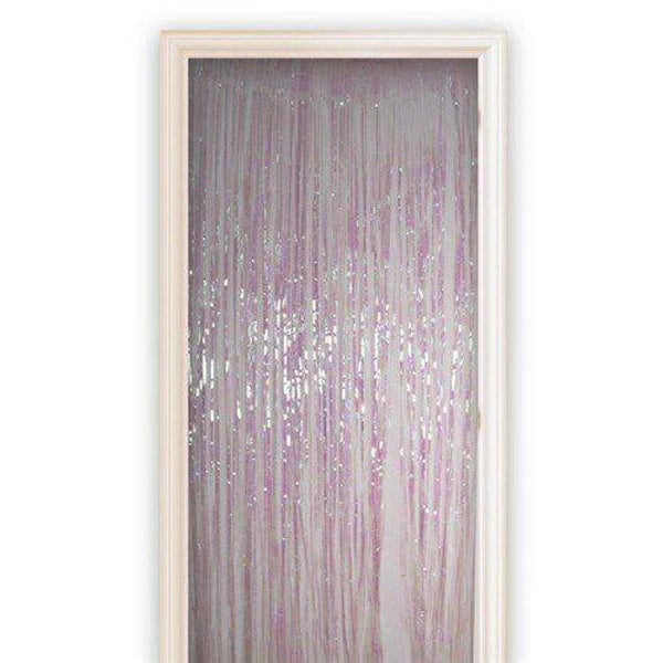 DEURGORDIJN - IRIDISCENT (wit parelmoer)