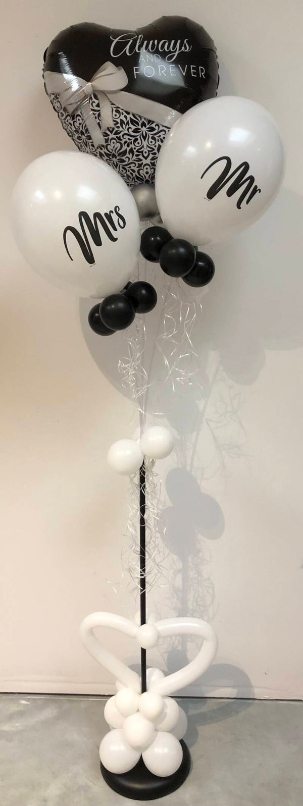 TRIPLET PILAAR MET 1 FOLIEBALLON