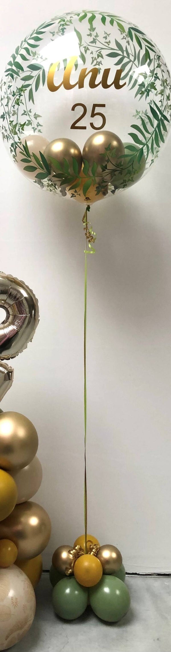 DECO BUBBLE MET PRINT -heliumgevuld - prijs vanaf