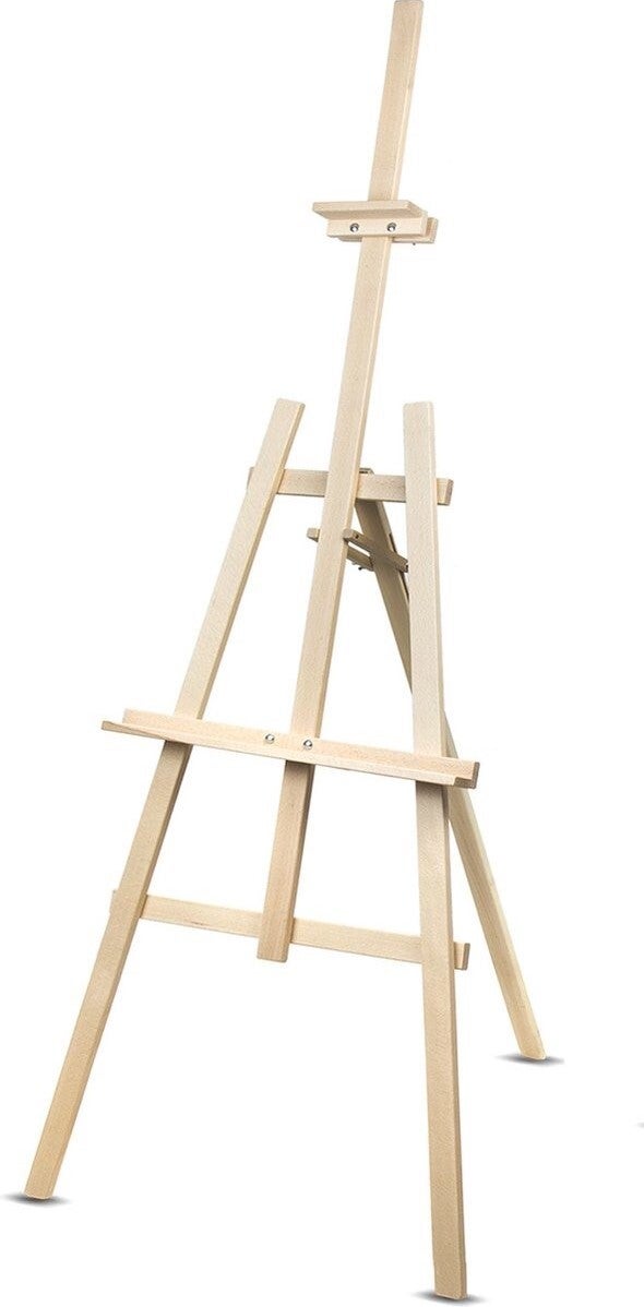 TE HUUR :  SCHILDERSEZEL - naturel houtkleur