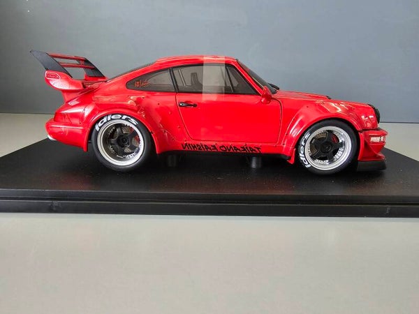 SOLIDO 1:18 Diecast 2024 Porsche 911 RWB Bodykit Taikano Kaishin, Red - S1807514